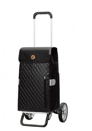 POUSSETTE ALU STAR MARI 2 ROUES SAC RIGIDE  45 L NOIR