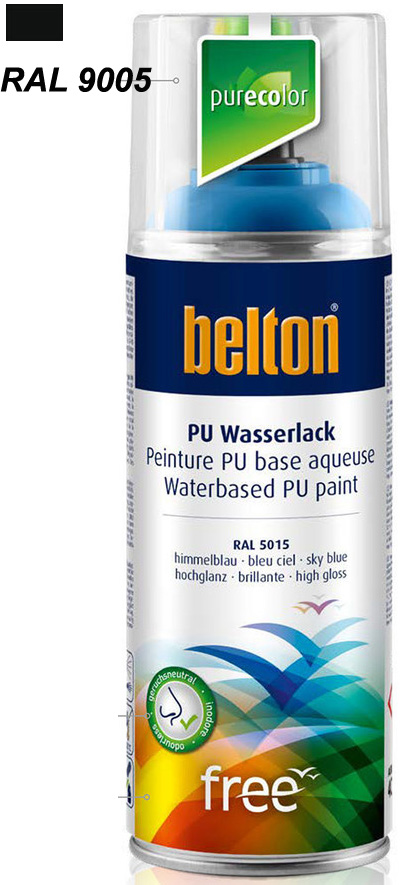 AEROSOL BELTON FREE NOIR FONCE BRILL 400ML
