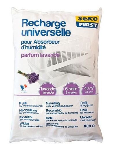 RECHARGE LAVANDE POUR ABSORBEUR MEDIUM SEKOFIRST 1X450G