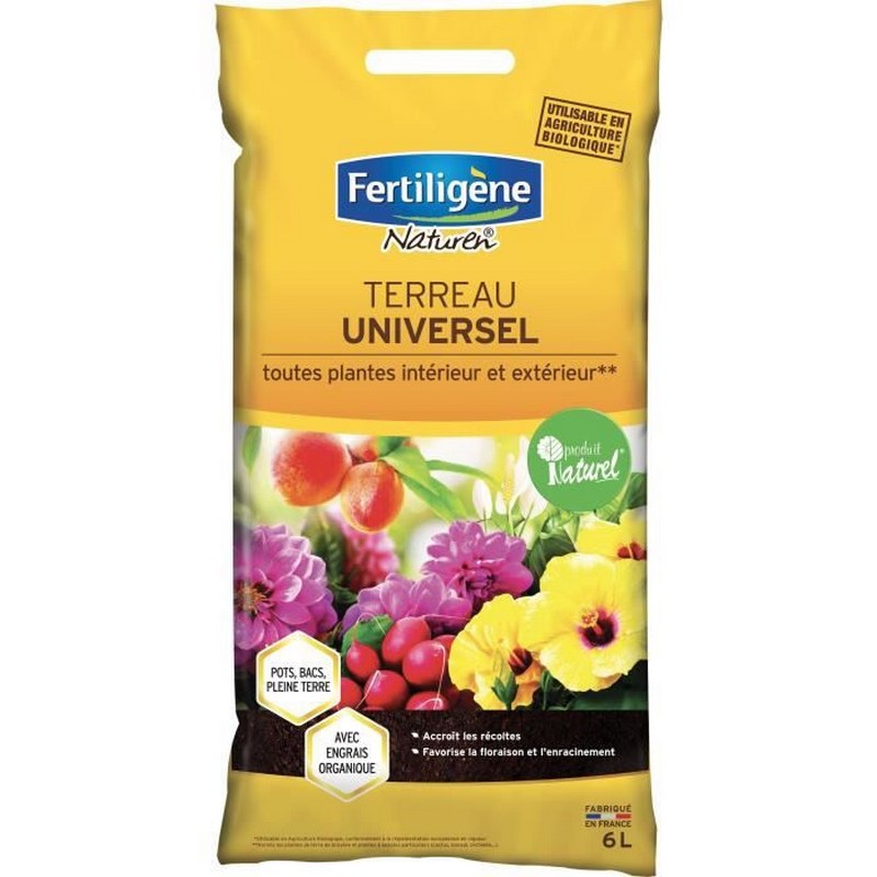 FERTILIGENE TERREAU UNIVERSEL 6L