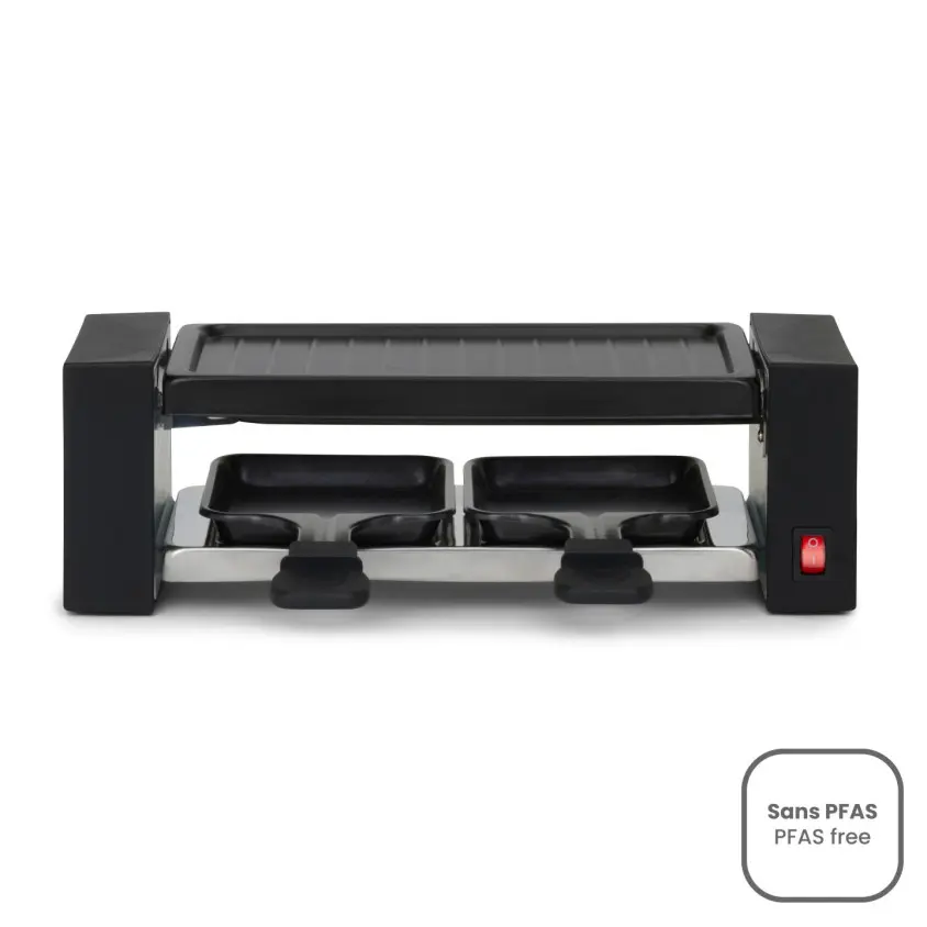 APPAREIL RACLETTE 2 PERSONNES 400W