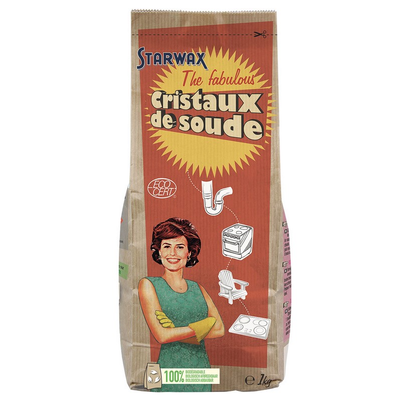 STARWAX FABULOUS CRISTAUX DE SOUDE 1KG *