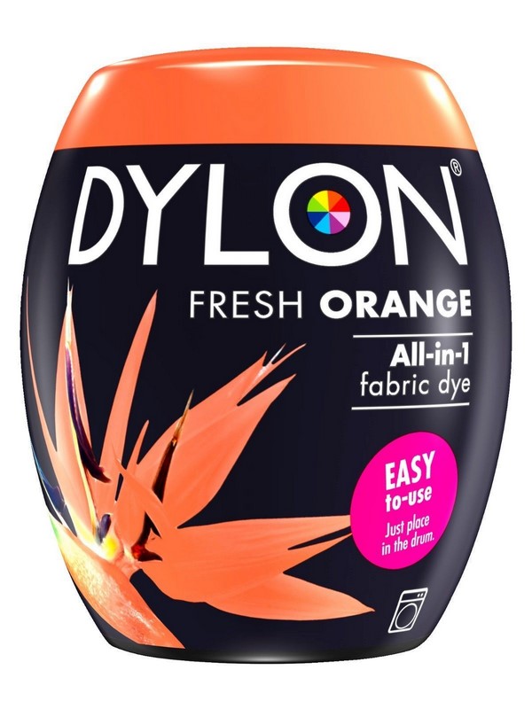 DYLON TEINTURE ORANGE GRAND TEINT POD 350G MACHINE 40°