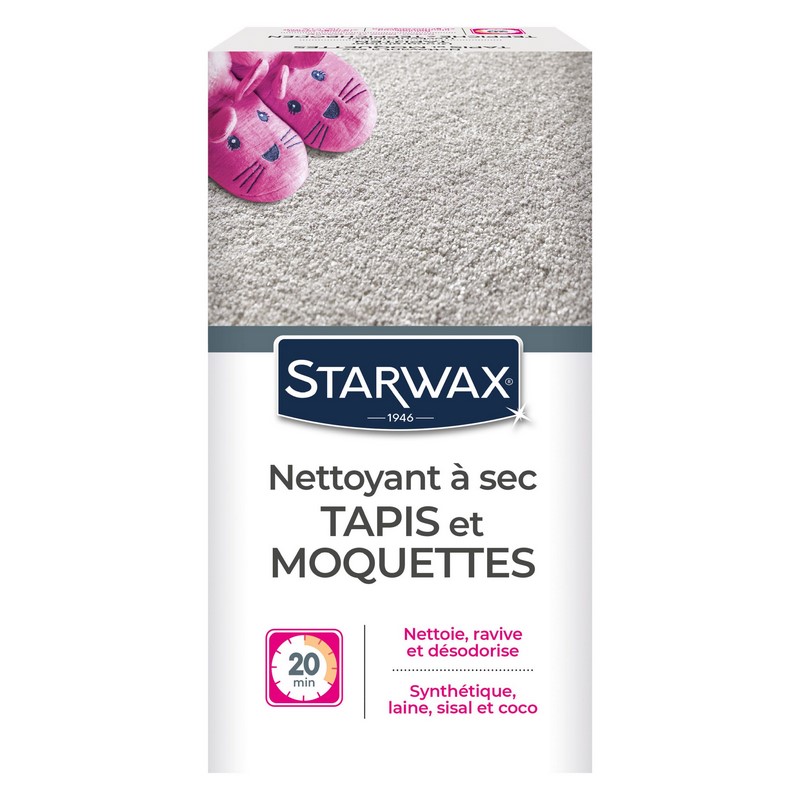 STARWAX NETTOYANT A SEC TAPIS MOQUETTE 500G