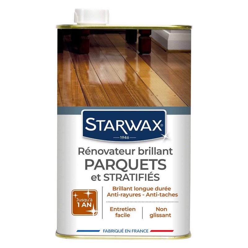STARWAX RENOVATEUR BRILLANT PARQUET ET STRATIF 1L
