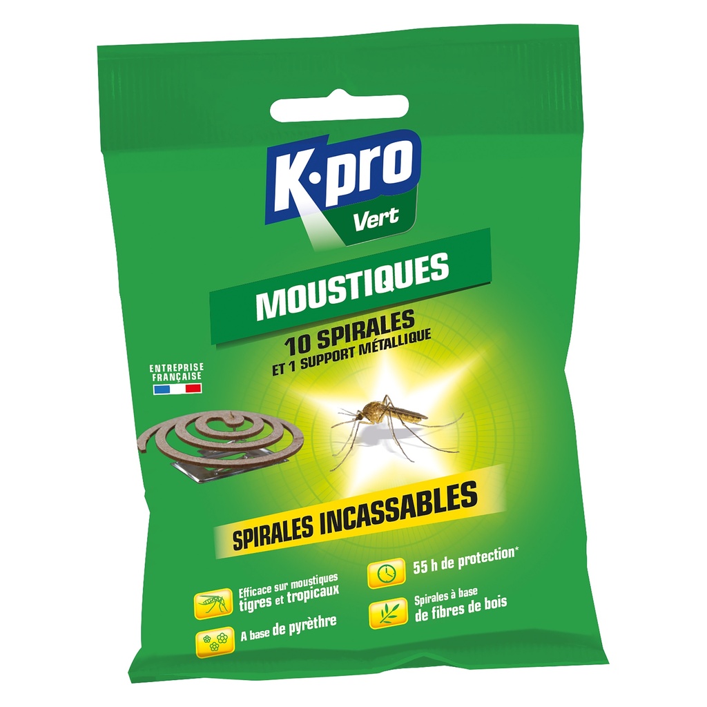 K-PRO SPIRALE ANTI MOUSTIQUES *10