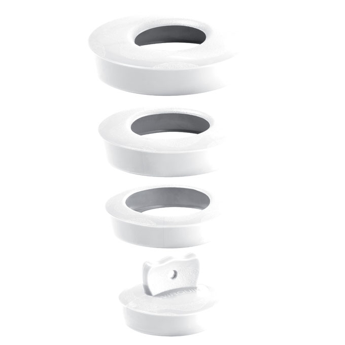 BOUCHON UNIVERSEL MULTI DIAMETRE BLANC SOUS COQUE