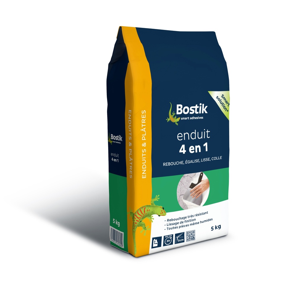 BOSTIK ENDUIT POUDRE 4 EN 1 SAC 5KG