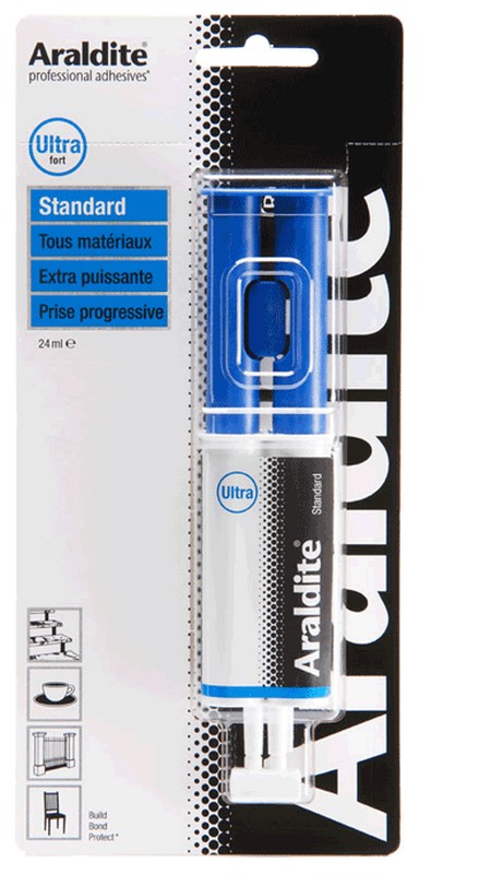 ARALDITE PROGRESSIVE BLEU SERINGUE 24ML