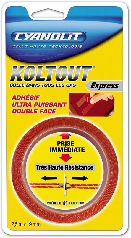 KOLTOUT EXPRESS RUBAN ADHESIF 2,5MX19MM