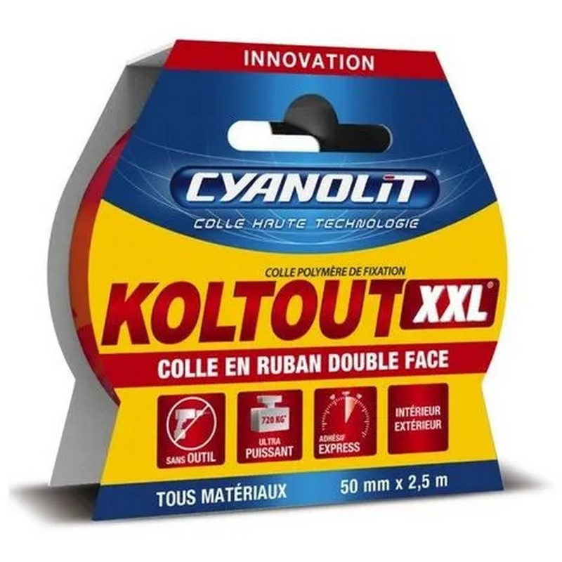 KOLTOUT RUBAN ADHESIF MAXI 2,5MX49MM
