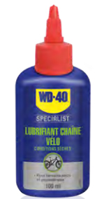 WD-40 SPECIALIST Lubrifiant Chaîne Vélo Conditions Sèches 100 ml