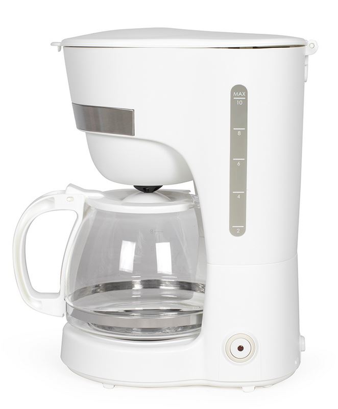CAFETIERE ELECTRIQUE 10-12T BLANC 1L25 750W