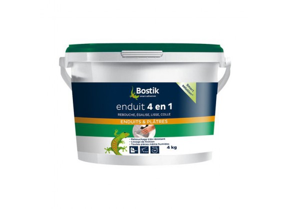 BOSTIK ENDUIT PATE 4 EN 1 POT 4KG