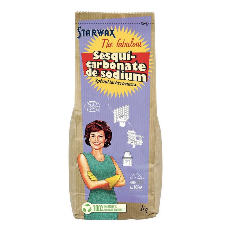 STARWAX FABULOUS SESQUICARBONATE DE SODIUM 1KG