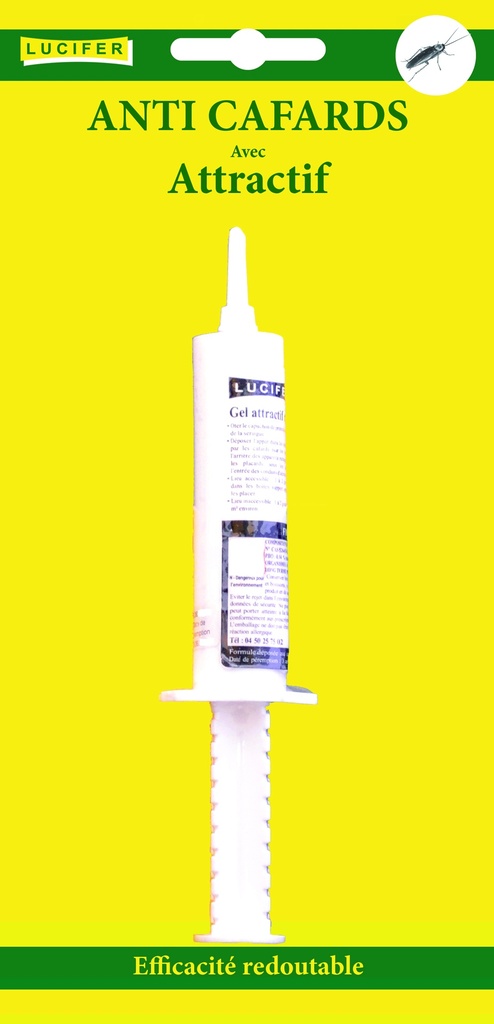 SERINGUE 25g ANTI CAFARD AVEC ATTRACTIF