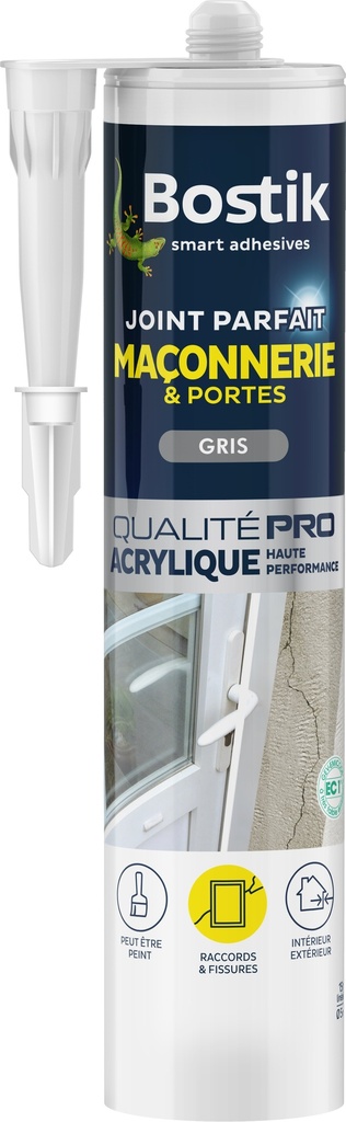 BOSTIK JOINT PARFAIT MACONNERIE GRIS 280ML