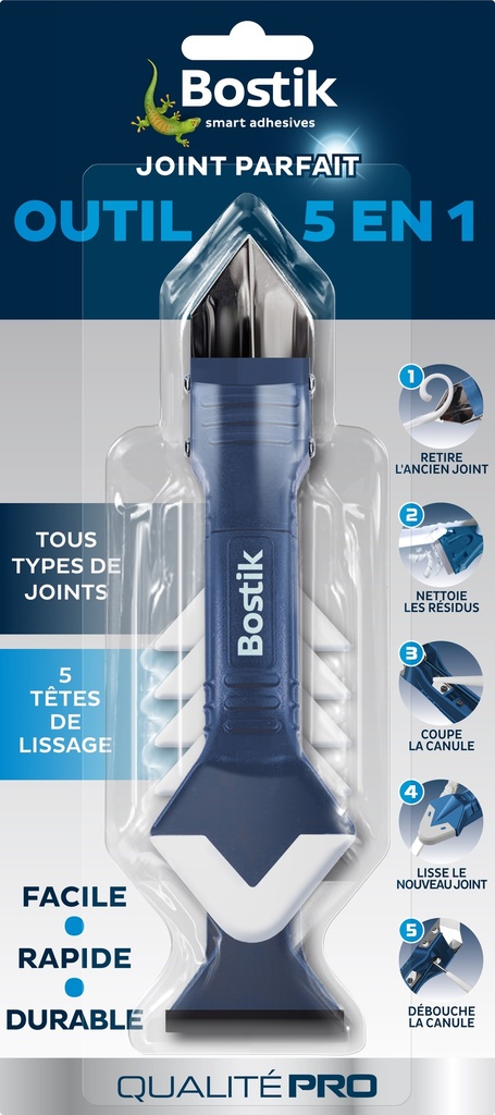 BOSTIK JOINT PARFAIT OUTIL 5 EN 1