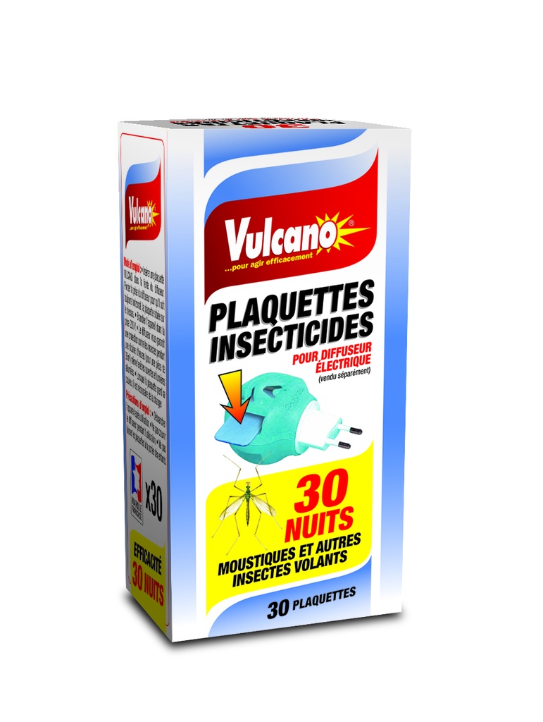VULCANO RECHARGE PLAQUETTE INSECTICIDE