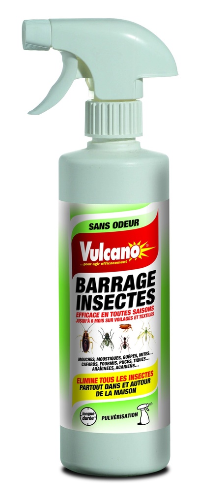 VULCANO BARRAGE INSECTES PULV 500ML