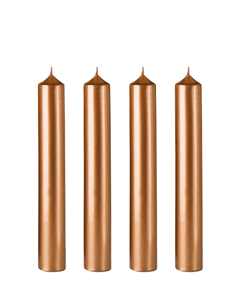 BOUGIE DROITE Ø 22 - 20CM CUIVRE 7H BTE 12