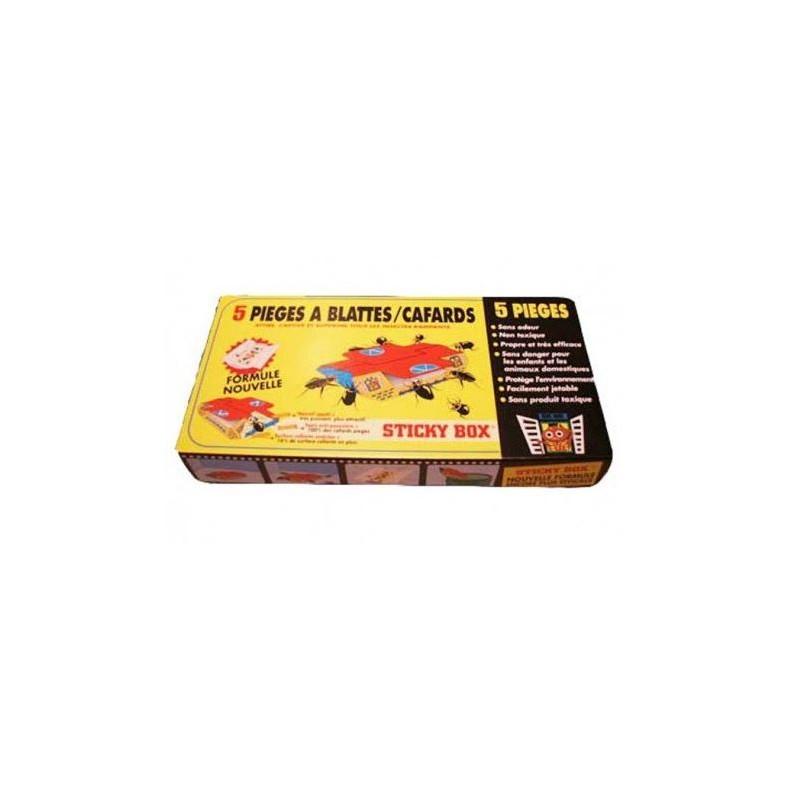 STICKY BOX PIEGES A BLATTES/CAFARDS X5