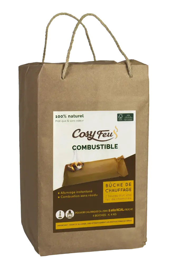 BUCHES DE CHAUFFAGE X4 - 100% NATUREL