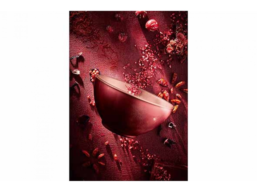 BOL FLASHY ASTRAL RED T 50 CL Ø 16 - H 6,8 CM