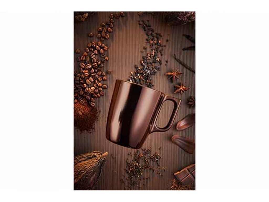 MUG FLASHY CHOCOLATE T 25 CL Ø 7 - H 9 CM