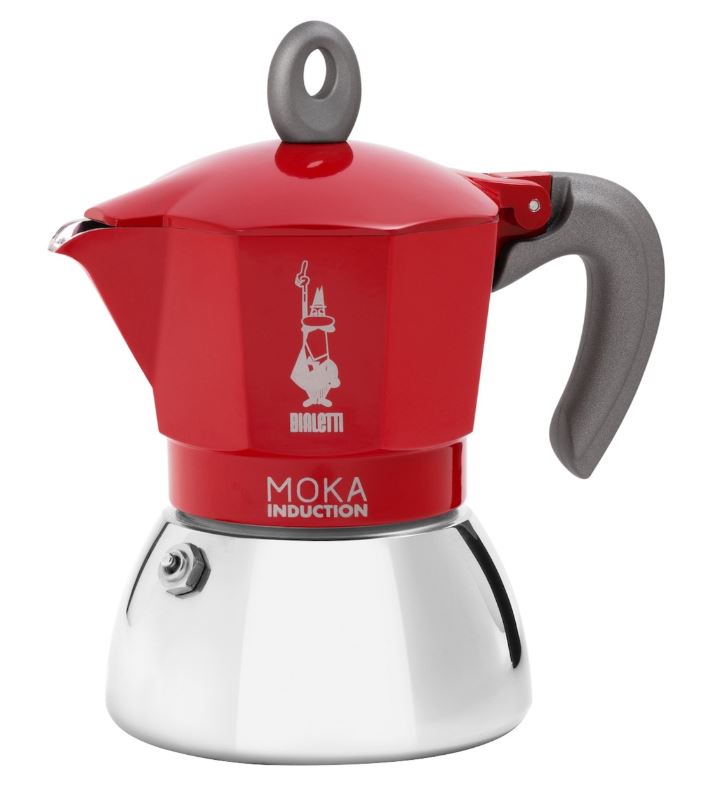 CAFETIERE NEW MOKA INDUCTION ROUGE 2T