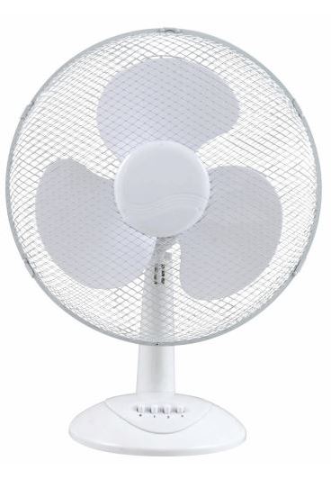 VENTILATEUR TABLE - 40CM - 3 VITESSES - BLANC - 220/240 V - 55 W