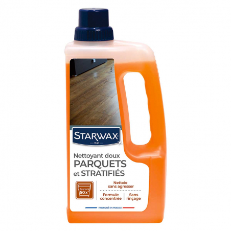 STARWAX NETTOYANT DOUX PARQUET STRATIFIE 1L