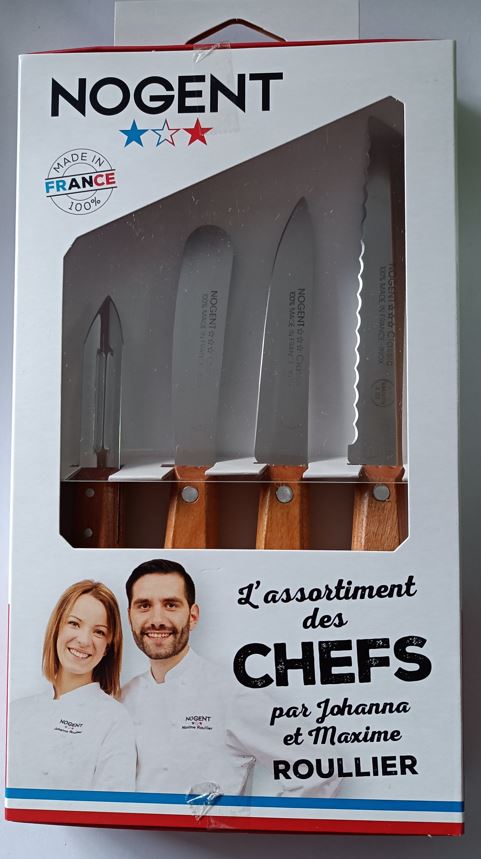 COFFRET APERO Cerisier des bois (Eplucheur; Office ; Tartineur ; Petit Pain)