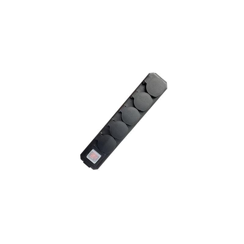 BLOC 5 PRISES + INTER ETANCHE IP44