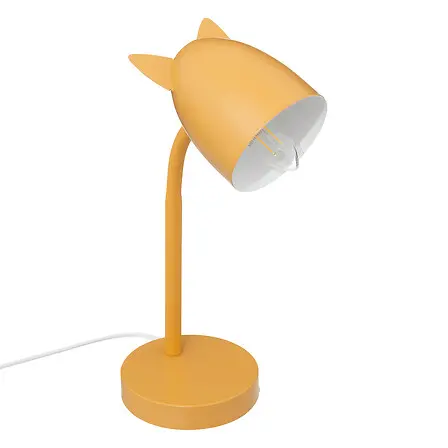 LAMPE A POSER OREILLES H 31CM METAL OCRE