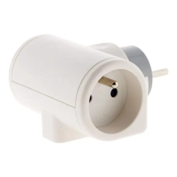 TRIPLITE ROTATIVE 2X16A + 1X6 BLANC/GRIS  PC 