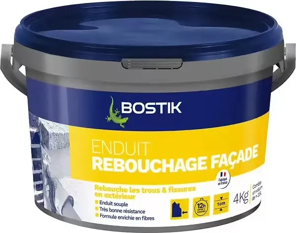 BOSTIK ENDUIT DE REBOUCHAGE FACADE PATE 4KGS