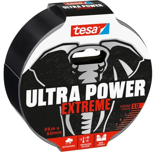 TESA ULTRA POWER EXTREME NOIR 25X50