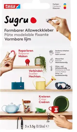 TESA SUGRU COLLE EN SILICONE MALLEABLE - ASSORTIE 3X3.5G 