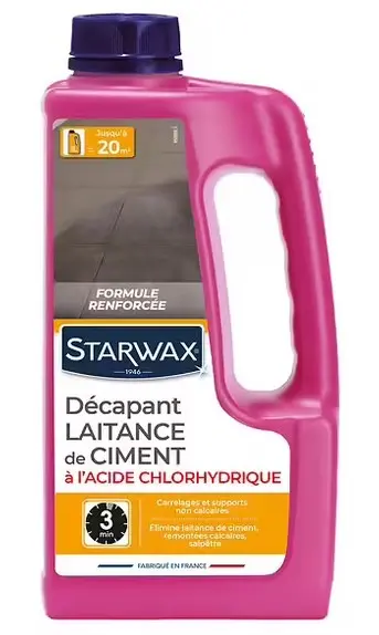 STARWAX DECAPANT LAITANCE DE CIMENT 1L 