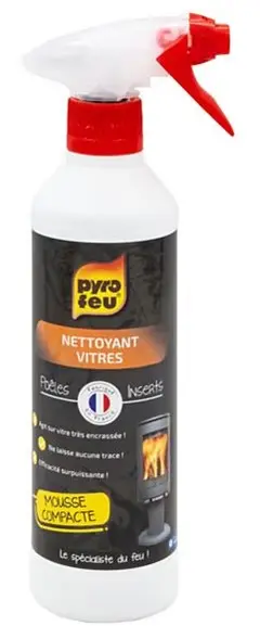 NETTOYANT VITRES FOYER/INSERT 500ML PYROFEU