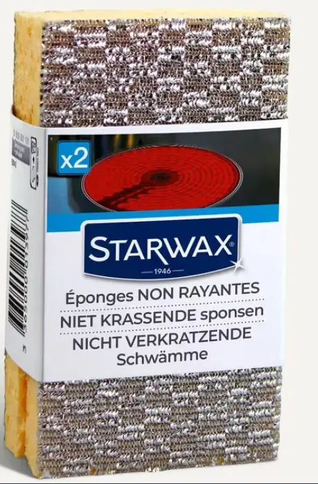STARWAX EPONGES NON RAYANTES X2