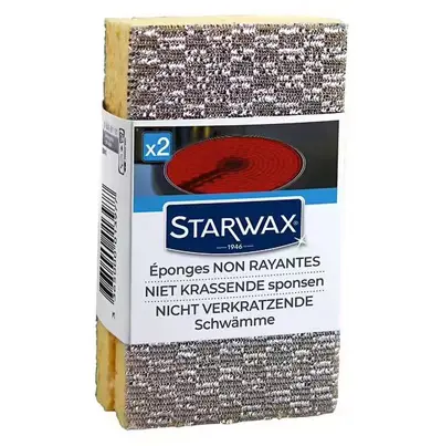 STARWAX EPONGES NON RAYANTES X2