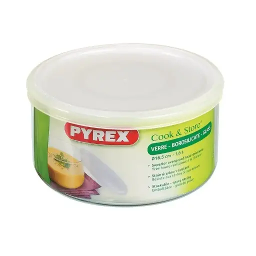 [6000084] PLAT ROND 1L1 CONGEL    Ø 15 CM   PYREX