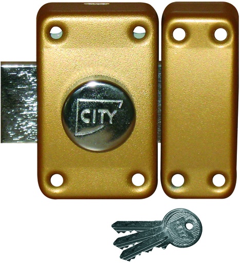 [0001720] VERROU CITY BRONZE CYL. 35 GHB      2535