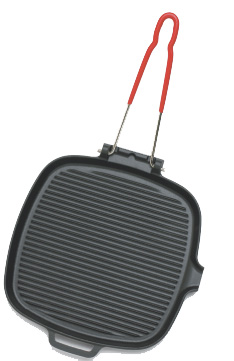 [6000683] GRIL CARRE MANCHE FIL NOIR INV