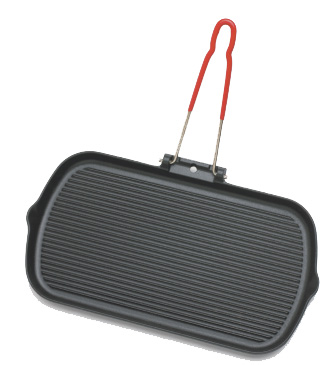 [6000684] GRIL RECT.MANCHE FIL NOIR INV