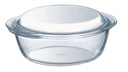 COCOTTE RONDE SLEEVE 27*23 cm - 2,2+0.8 l - PYREX ESSENTIALS