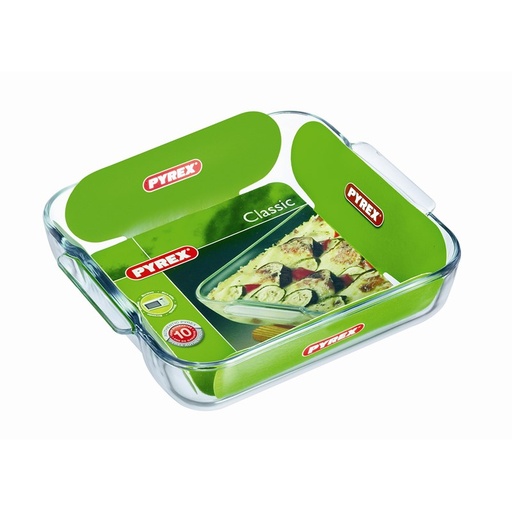 [6000119] PLAT CARRE 25X21X6 CM 2L  PYREX