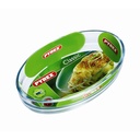 PLAT A FOUR OVALE 21X13X5 CM 0L65  PYREX ICONIC'S